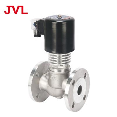 China General JVLThreaded Flange Steam Thermal Oil High Temperature Solenoid Valve for sale