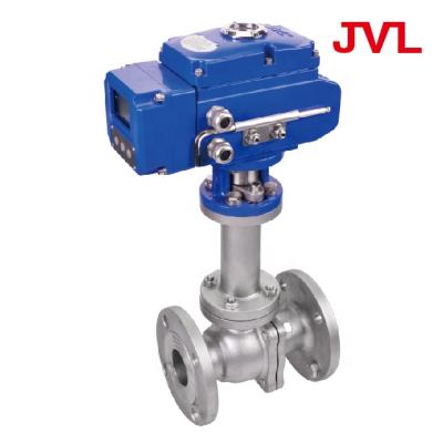 China General 316 Hard Seal Flanged Electric Motorized Water Ball Valve for sale