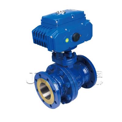 China General ISO9001 Flanged Hard Seal Electric Motorized Water Ball Valve for sale