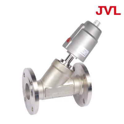 China General Vapor Control Threaded Pneumatic Air Control Stainless Steel Angle Seat Valve for sale