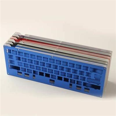 China Kundenspezifische Tastatur-Platten-Stabilisator-Aluminiumkasten-Rahmen-mechanischer Tastatur-Platten-Kasten DIY-Ausrüstungs-60% zu verkaufen