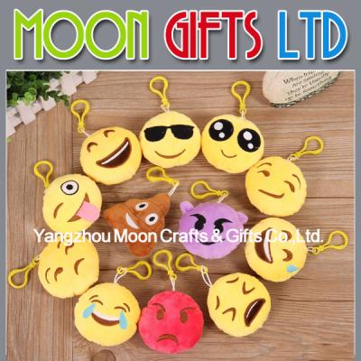 China Wholesale Whatsapp Plush Emoji Keychain for sale