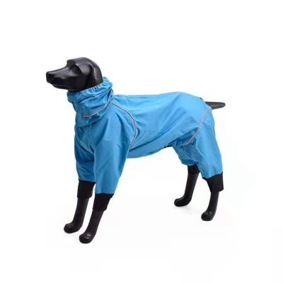 China Fashion New Attractive Price Type Customized Cheap Plus Size Four Feet Raincoat Clothes For Pet for sale