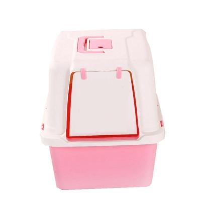 China High Quality Sustainable Printed Closed Easy To Clean And Away Elegant Light And Smell Large Space Cat Toilet for sale