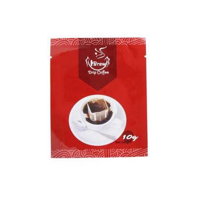 China Compostable Food Coffee Brewer Powder Packing Bag Three Side Seal Aluminum Foil Drip Small Coffee Filter Bag Roll for sale