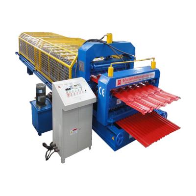 China Building Material Shops Steel Profile Double Deck Roll Forming Machine Zinc Roofing Sheet Double Deck Making Machine for sale