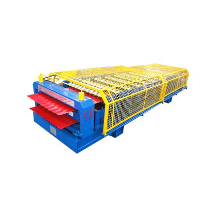 China Building Material Stores Corrugated Double Deck Roll Forming Machine Deck Roofing Sheet Forming Machine for sale