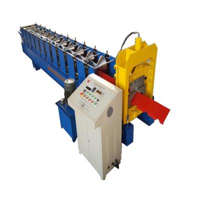 China Building Material Shops Aluminum Roof Tile Ridge Cap Roll Forming Machine Aluminum Roofing Ridge Cap Roll Forming Machine for sale