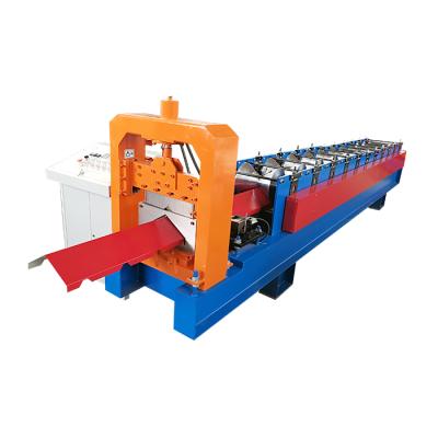 China Building Material Shops Zinc Coated Metal Roof Ridge Cap Roll Forming Machine Valley Ridge Cap Roll Forming Machine for sale