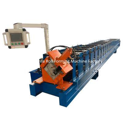 China Building Material Shops Water Gutter Roll Forming Machine Steel Roof Gutter Roll Forming Machine 5 Inch Gutter Forming Machine for sale