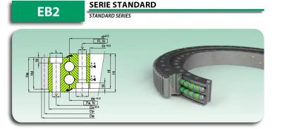 Cina Cran extra dente doppia fila di cuscinetti a rotazione EB2 30 1249 400-1sppn in vendita