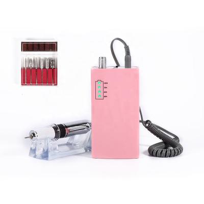 China 2022 Professional Low Noise Nail Drill 30000rpm Nail Drill Machine Nail Drill Set Supply 140X73X35 Mm for sale