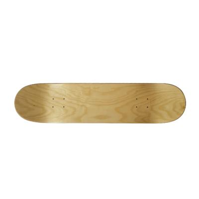 China Custom Adult Professional Brand White 7ply Maple Skate Skateboard Canadian Deck for sale