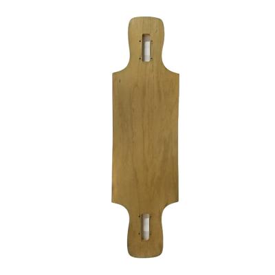 China Sliding Longboard Adult Cruiser With Long Deck Dyed Canadian Maple Panel Skateboard for sale