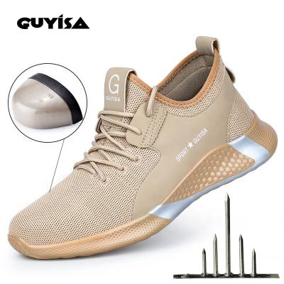 China GUYISA Steel Toe Safety Shoes Wholesaler Fashion Sports Women Steel Toe Safety Shoes For Sale for sale