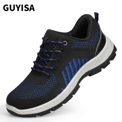 China Best Selling Factory Price Plastic Toe 6kV Light Insulation Solid Work Sole Wear Resistant Safety Shoes Guyisa for sale