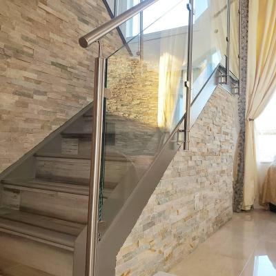 China Modern Indoor Post Fence System Baluster Balustrade System Stainless Steel Tubular Metal Railing Staircase Railing Stainless Steel Balcony Railing for sale