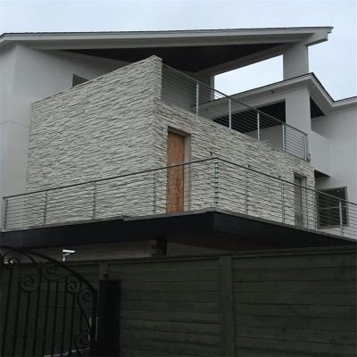 China Modern Solid Ror Bar Fencing Outdoor Balcony Balustrade Stainless Steel Railing for sale