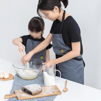 China Free Sample Cleaning Kids Paint Party Mom And Cotton Chef Cooking Kids Set Aprons for sale