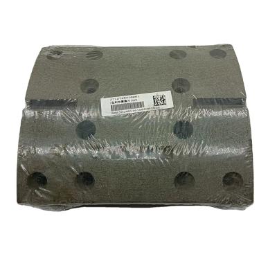 China Hardware semi metallic semi truck drum brake pads for sinotruk for sale