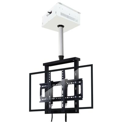 China Motorized Office Motorized Drop Down Ceiling Height Adjustable TV Mount TV Lift With Remote Control for sale