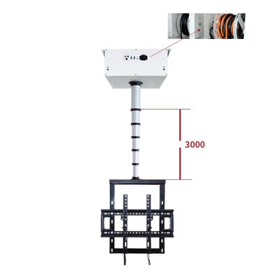 China Smart Home Hotel TV Ceiling Mount Motorized Ceiling TV Motorized Telescopic TV Lift for sale