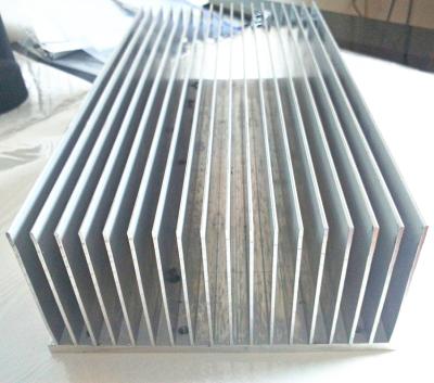 China Premium Aluminum Alloy Rectangular Extruded Aluminum Heat Sink Plate for sale