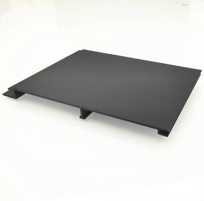 China High Quality Extruded Aluminum Deck Board Black Powder Coating Panel for sale