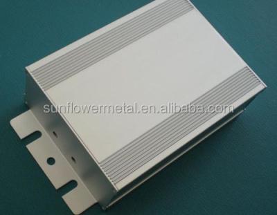 China Silver Anodized Extruded Aluminum Alloy Low Cost Aluminum Enclosure for sale