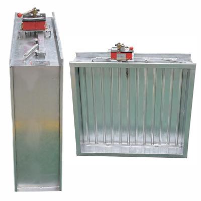 China Galvanized Steel Rectangular Fire Dampers For Smoke Exhaust And Ventilation Systems for sale