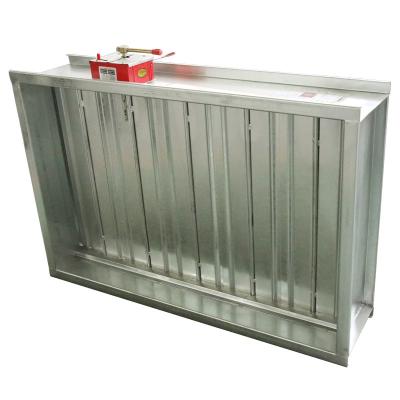 China Customized Durability Galvanized Steel Ce Approved Fire Dampers For Duct Connection for sale