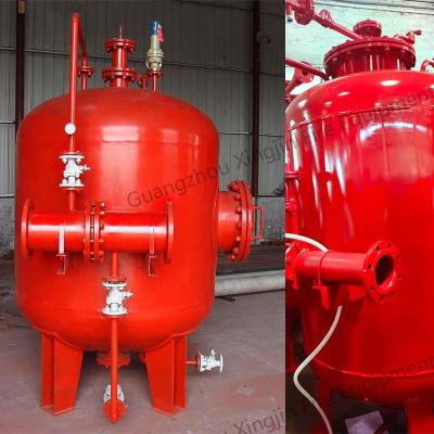 China Foam Fire Extinguisher System With Atmospheric Carbon Steel Tank To 300-3000L Capacity for sale