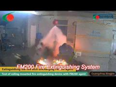 Ceiling Mounted Type FM200 Extinguishing Equipment