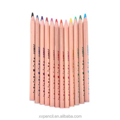 China 100% Eco-friendly Multi Color Drawings Sketching Soft Core 12PCS Wooden Color Pencil Set High Grade for sale