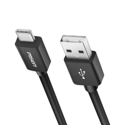 China Phone+Tablet PC PISEN 1m USB Charging Mobile Phone+Tablet Type C Data Cable 3A Fast Charging USB A To Type C Cable for sale