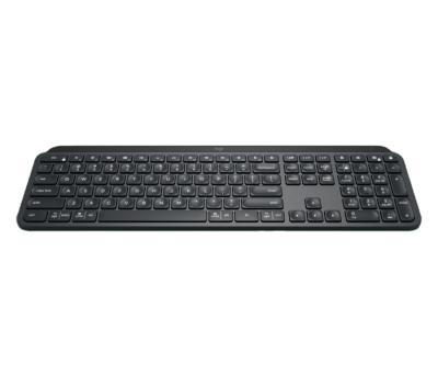 China Logitech Wireless MX Keys Advanced Wireless Illuminated Keyboards Blackout Dual Mode Rechargeable Backlit Ergonomic Keyboard For Computer for sale