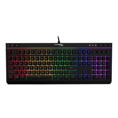 China HyerX Alloy Core RGB Full Size Dedicated 5 Zone RGB Membrane Gaming Desktop Keyboard for sale