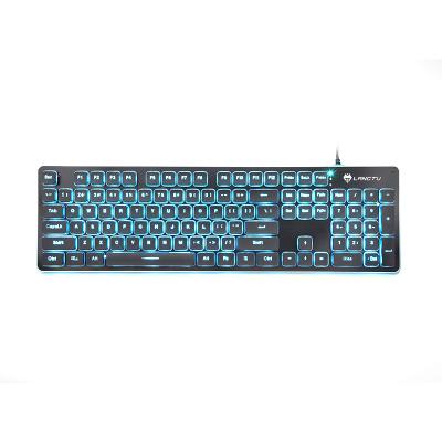 China Plug and Play LANGTU L1 LED Surround Lights Wired Membrane Keyboard for Gaming and Office for sale