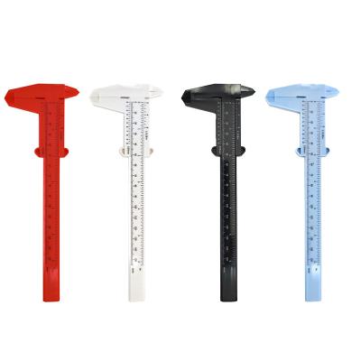 China Wholesale Permanent Measuring Slide Metric Scale 80/150 Millimeter Plastic Ruler Measure Eyebrow Tattoo Caliper Tool Eyebrow Vernier Button Tatoo Eyebrow Tool for sale