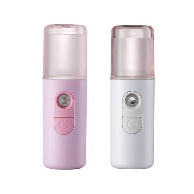 China Mini Portable Mini Portable Sprayer Water Steamer Face Care Pocket Face Mist Jet Facial Skin Steamer High Quality Home Steaming Replenish Wireless Nano for sale