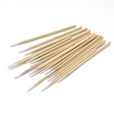 China Eyelash Extensions/Tattoo Professional Disposable 50/100 Pcs/Bamboo Wooden Cotton Swab Bud Applicator Tip Pointed Tattoo Extension Stick Beauty Makeup Bag for sale