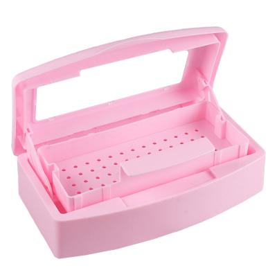 China High Quality Box Art Sterilizer Disinfection Nail Manicure Tool Nipper Storage Sterilization Beauty Tray Manicure Tools Salon Equipment for sale