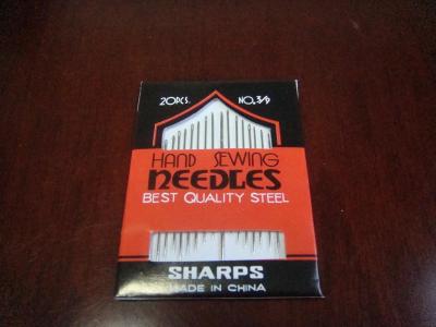 China Nickel Plated SHARPS Manual Hand Long Stainless Steel Sewing Needles Threader for sale