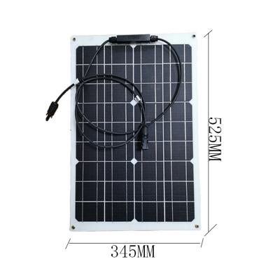 China Flexible Solar Panels Wholesale  RV Photovoltaic 30W Flexible Solar Panel Foldable RV Marine Solar Panells for sale