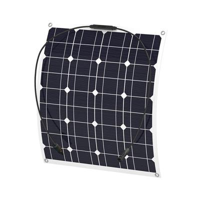 China Flexible Solar Panels 50w Flexible Solar Panel Waterproof Rollable Amorphous Silicon Thin Film Flexible Solar Panel for sale