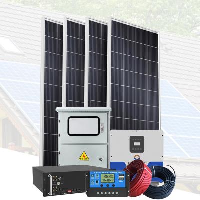 China Home Storage 10000w Solar Hybrid Energy System 5KW 2kw Solar Power System for Home for sale