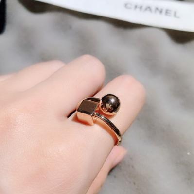 China New Trendy Designer Euramerican Smart Wedding Rings Square Fashion Ball Adjustable Beauty Circle Rings Jewelry WomenR00179 for sale