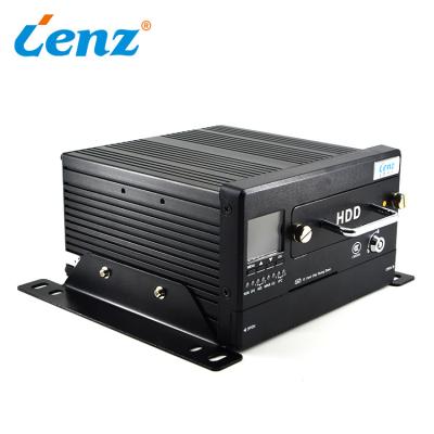 China 1080P mobile school bus dvr 8 channel AHD cameras with 3g 4g gps wifi h.265 high profile LZE500 V1.0 for sale