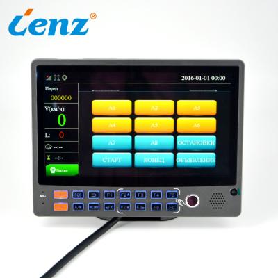 China Metal Plus In-cab Console TFT LCD DisplayTerminal Driver Console Unit DVR Plastic Bus Driver for sale