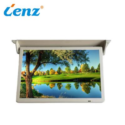 China Indoor Electric Bus Digital Signage Display Bus Clip 19 Inch Android Advertising Screen for sale